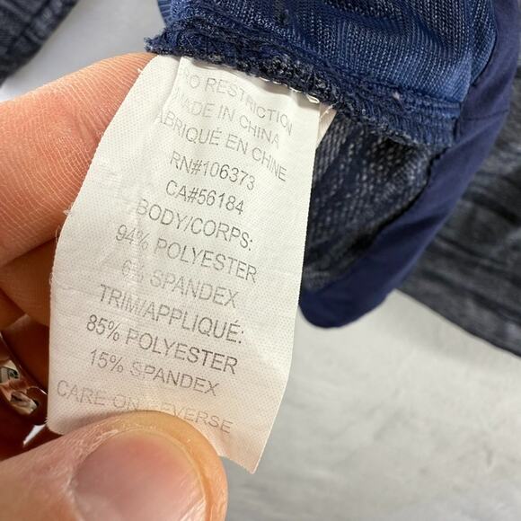 Zero Restriction Hoodie Men's Medium Blue Wave Pattern Snap Pebble Beach Golf - Picture 9 of 11